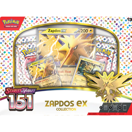 Pokemon 151 Zapdos EX Collection