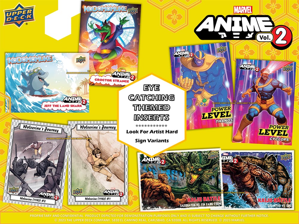 2023 Upper Deck Marvel Anime Volume 2 Hobby Box