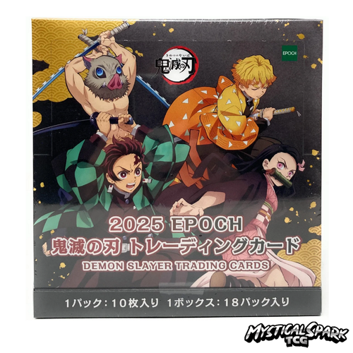 2025 Epoch Demon Slayer Trading Cards (Japan Edition) Box