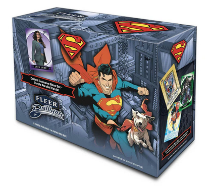 2025 UPPER DECK FLEER BRILLIANT SUPERMAN MEGA BOX
