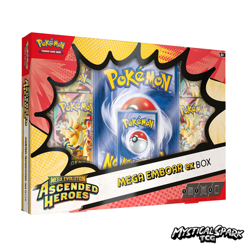 Pokémon TCG - Ascended Heroes Mega Emboar Ex Box