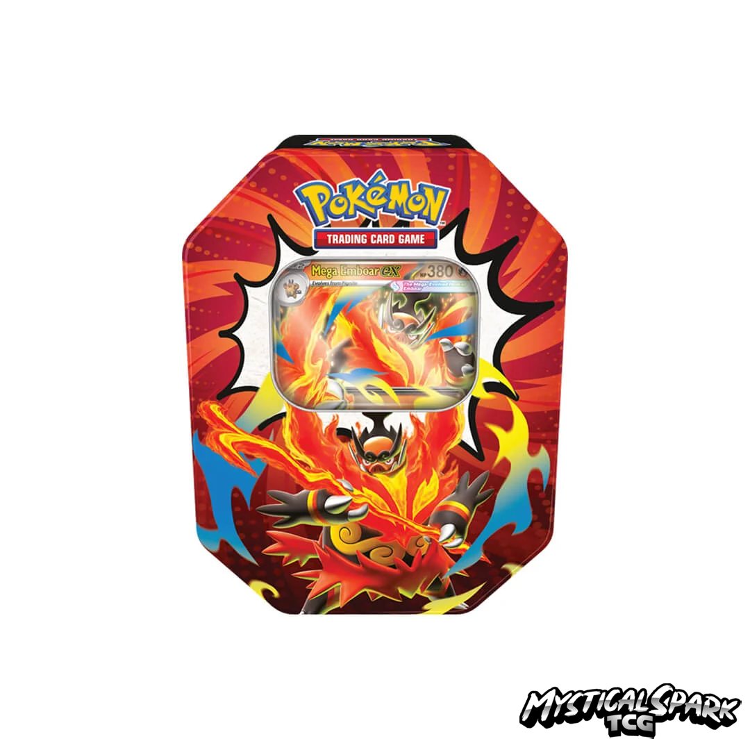 Pokémon TCG - Ascended Heroes Tin - Mega Emboar Ex