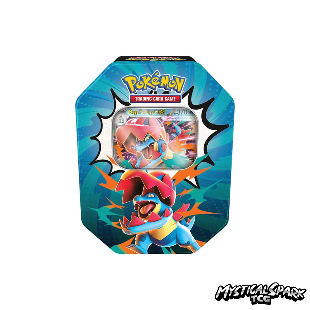 Pokémon TCG - Ascended Heroes Tin - Mega Feraligatr Ex