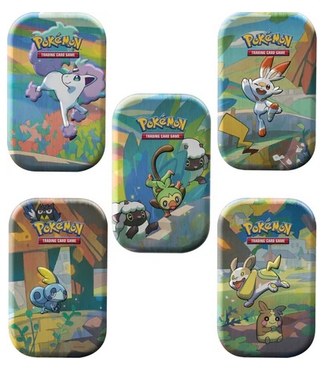 Pokémon TCG - Galar Pals Mini Tins H24 - 5 set bundle