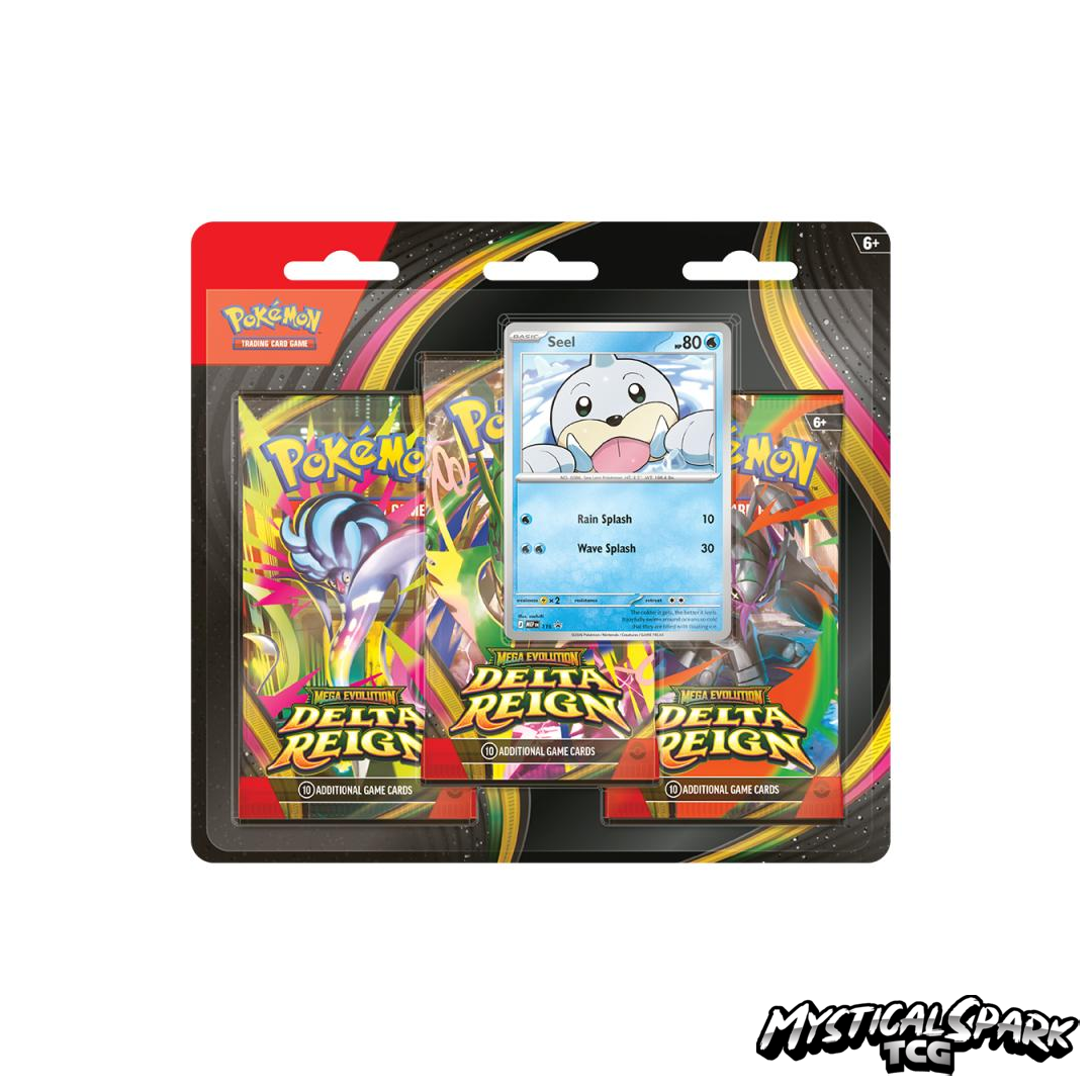 (PRE-ORDER) Pokémon TCG - ME06 Delta Reign 3 Pack Blister (Coming Soon)