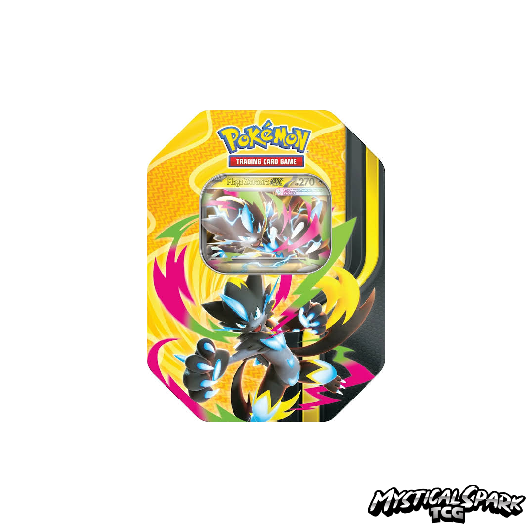 (PRE-ORDER) Pokémon TCG - Mega Forces Tin - Mega Zeraora Ex