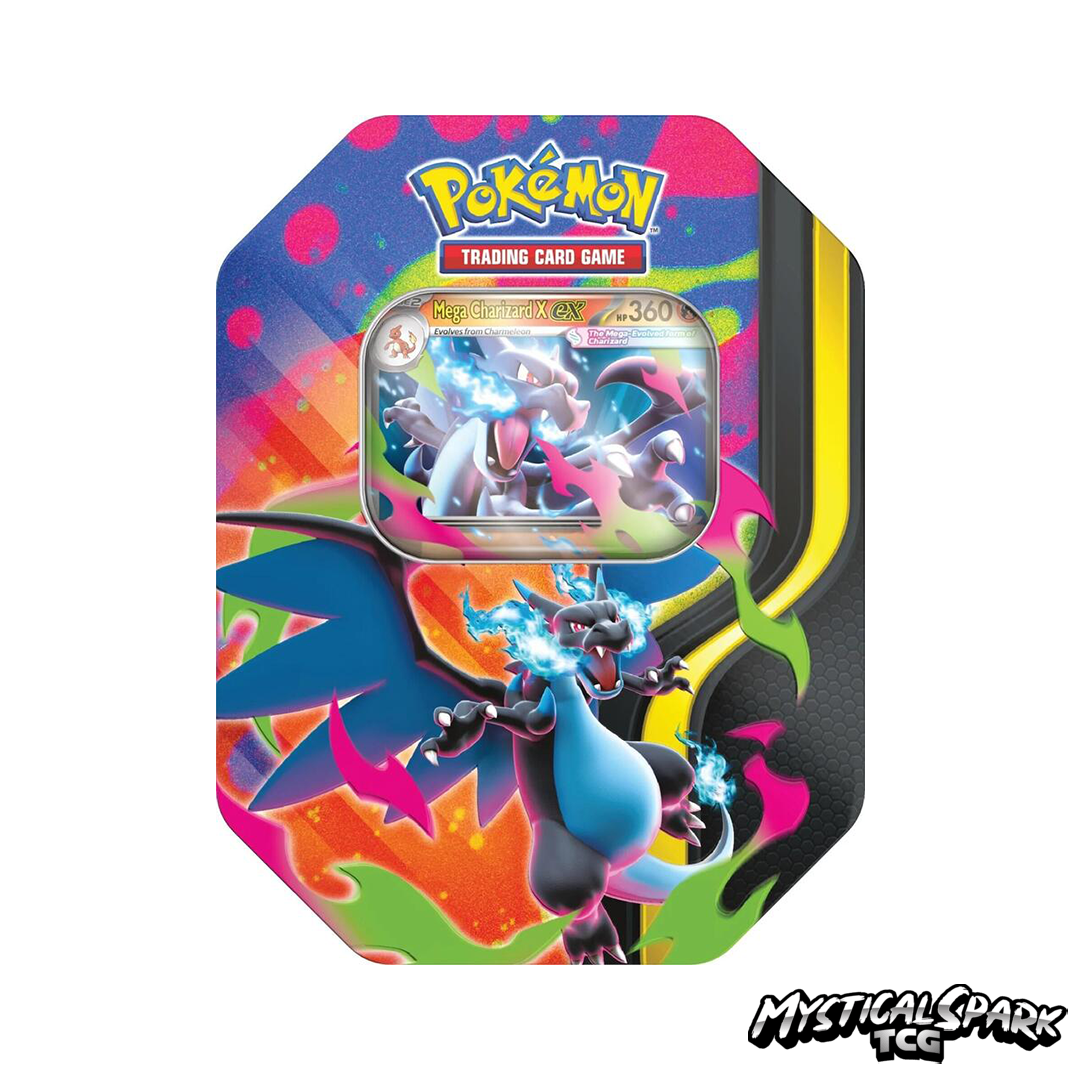 Pokémon TCG - Mega Charizard X Ex Tin