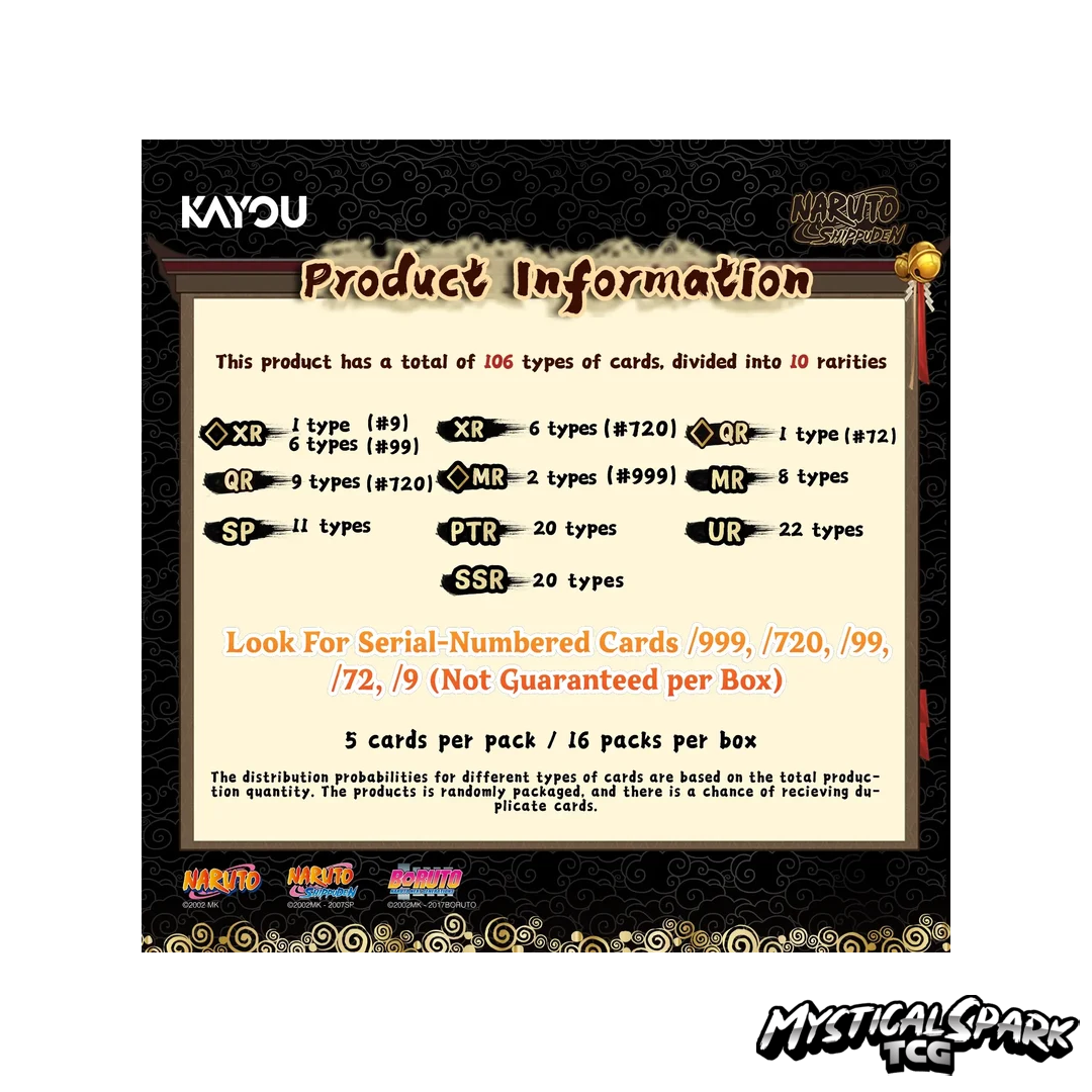 (PRE-ORDER) KAYOU: Naruto Special Premium Collector Box - Ninja Age