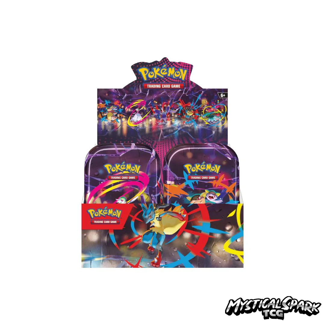 Pokémon TCG - ME01 Mega Heroes Mini Tin Display