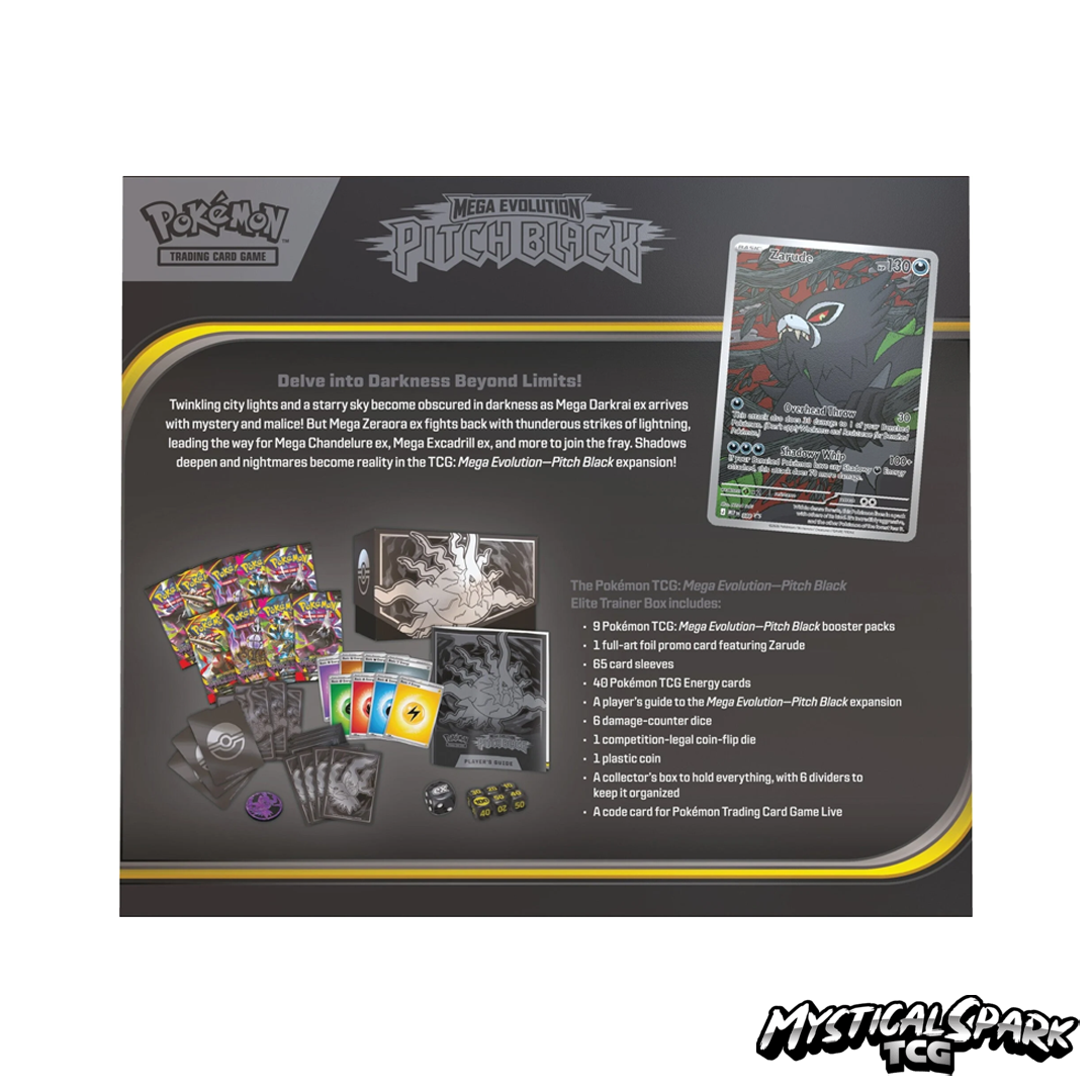 (PRE-ORDER) Pokémon TCG - ME05 Pitch Black Elite Trainer Box (Coming Soon)