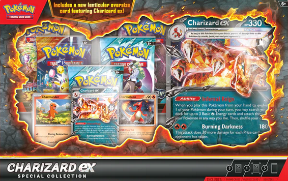 Pokmon TCG - Pokemon Charizard ex Special Collection Box Mysticalspark TCG Pokmon TCG - Pokemon Charizard ex Special Collection Box Mysticalspark TCG