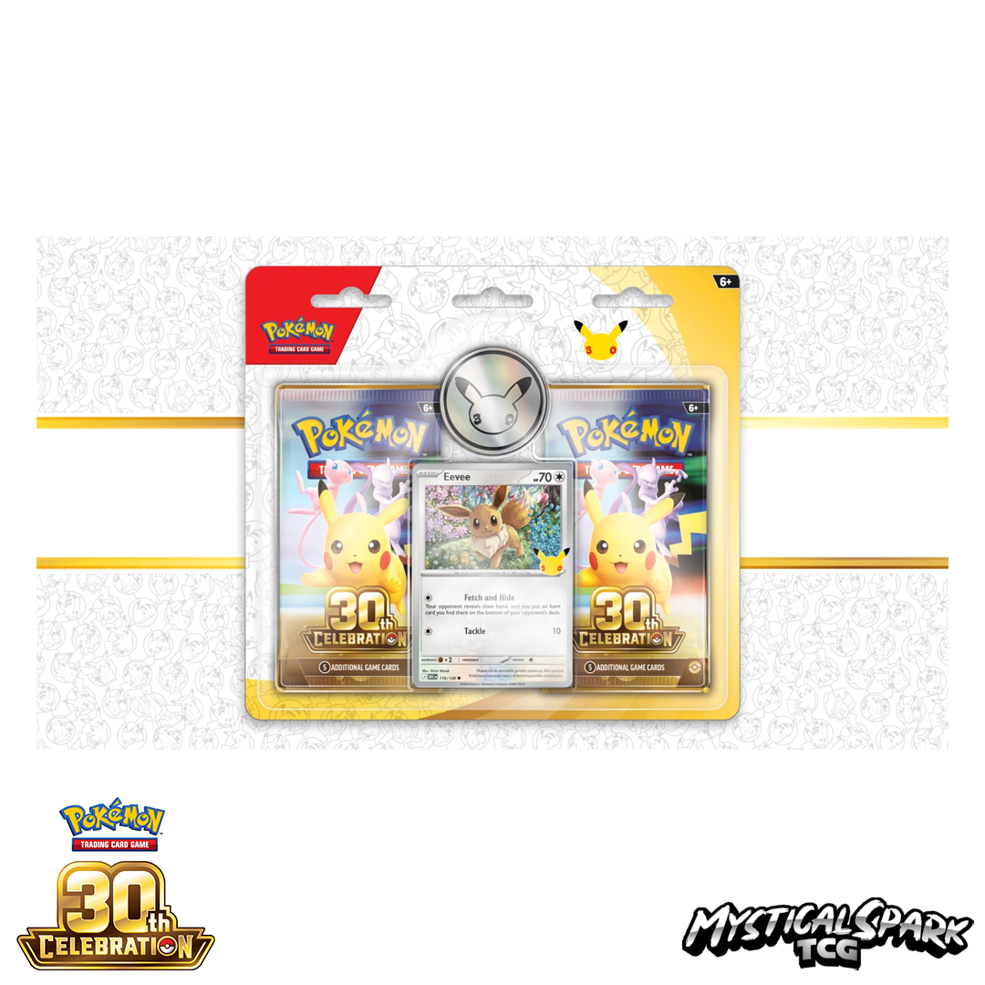 (PRE-ORDER) Pokémon TCG - ME5.5 30th Celebration 2 Pack Blister