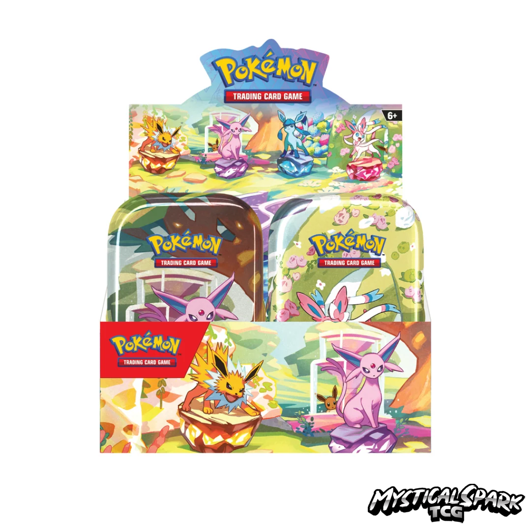 Pokémon TCG - SV08.5 Prismatic Evolutions Mini Tin Display