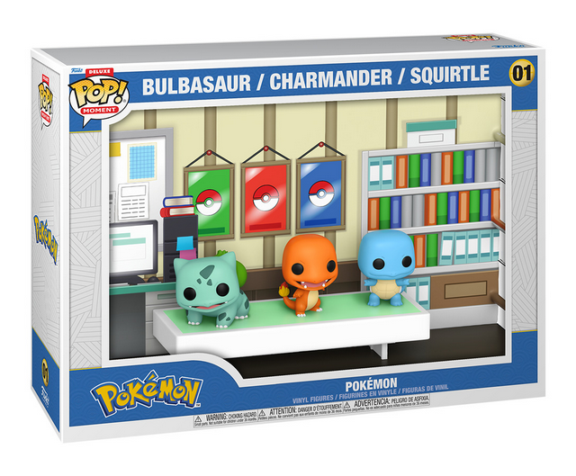 POP! VINYL FIGURE OF BULBASAUR/CHARMANDER/SQUIRTLE