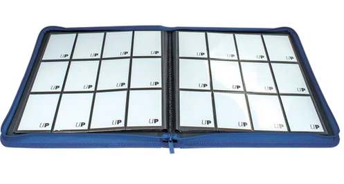 ULTRAPRO BINDER 12 POCKET VIVID ZIPPERED BLUE