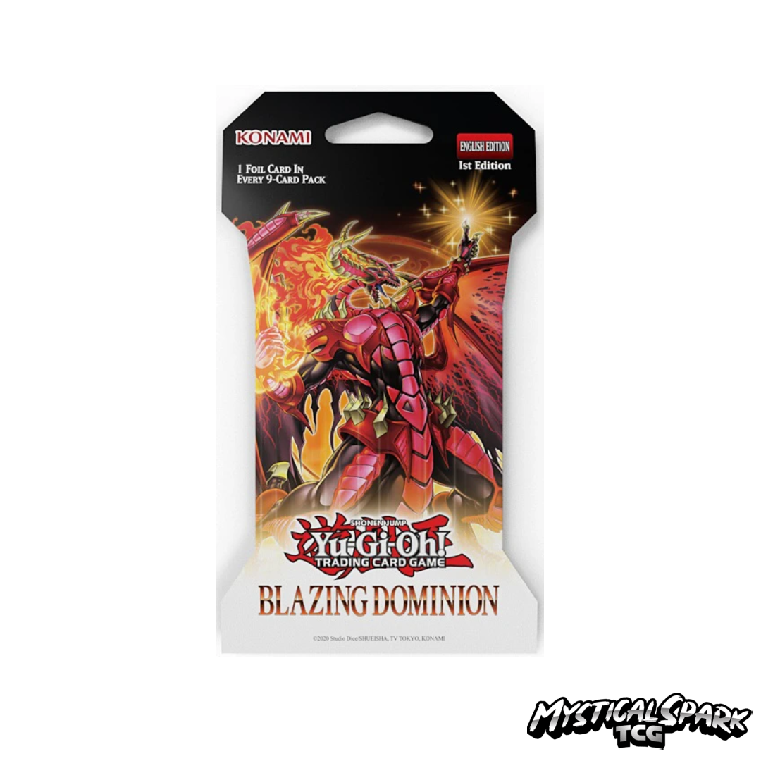 Yugioh - Blazing Dominion Sleeved Blister